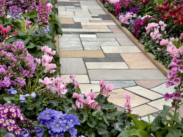 Garden Path Installation in North Charleston